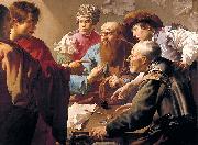 Hendrick ter Brugghen The Calling of St. Matthew oil painting